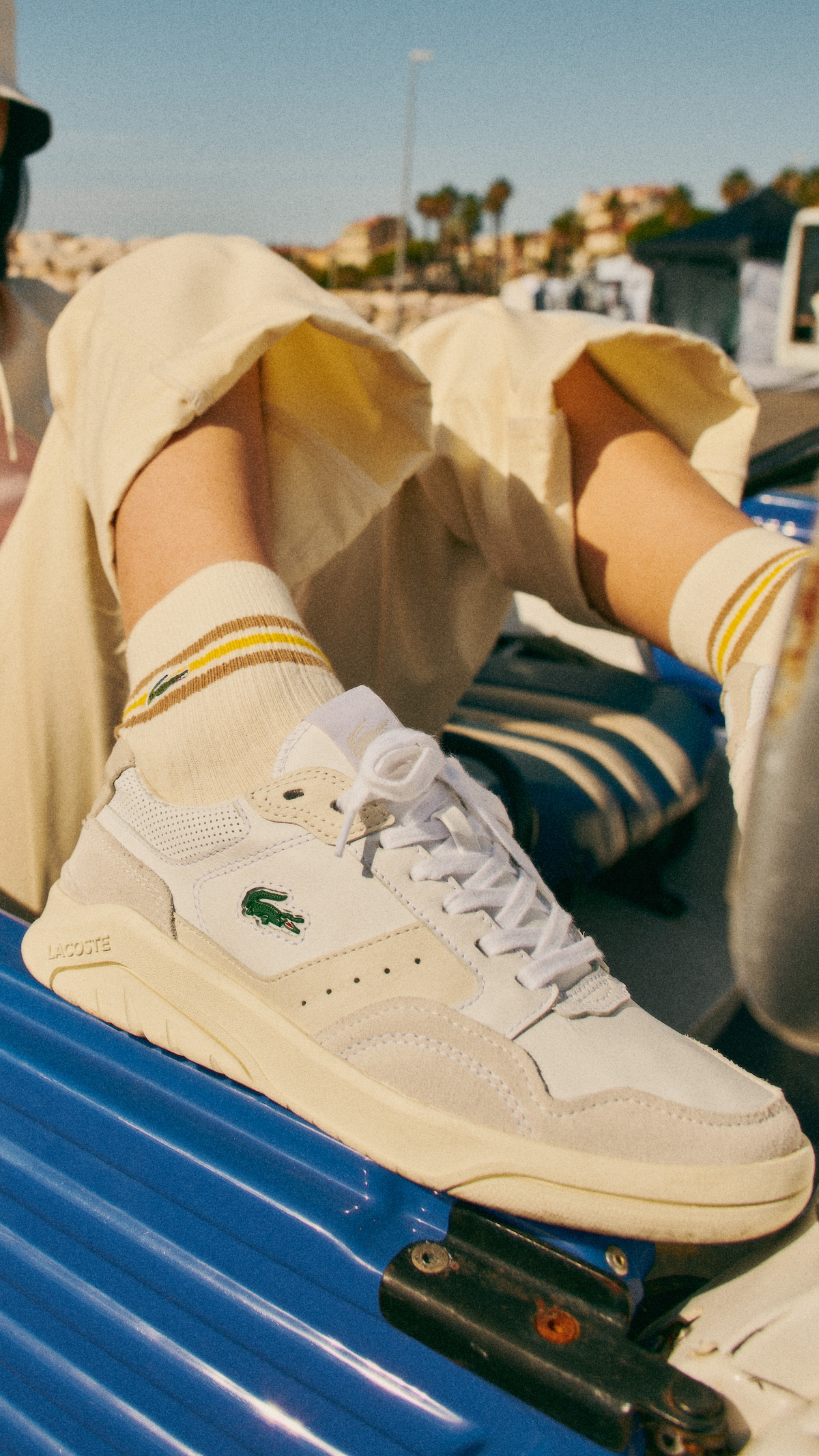 Lacoste Debut new SS21 'Game Advance Luxe' Sneaker Silhouette