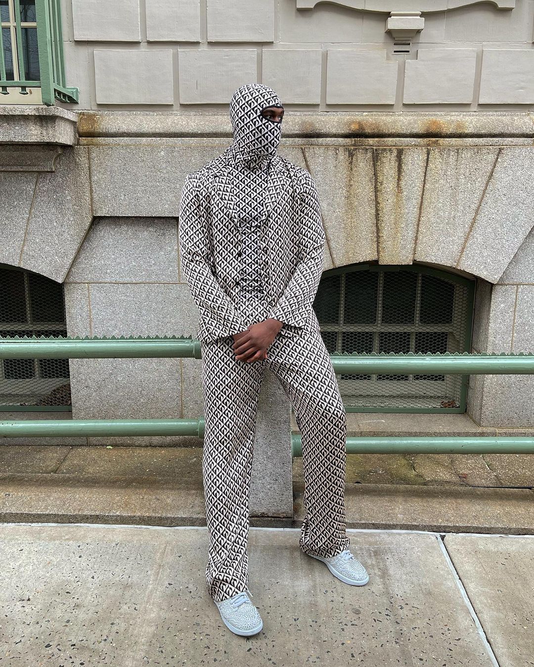 SPOTTED: Sober Yung Walter in Louis Vuitton & Marine Serre – PAUSE