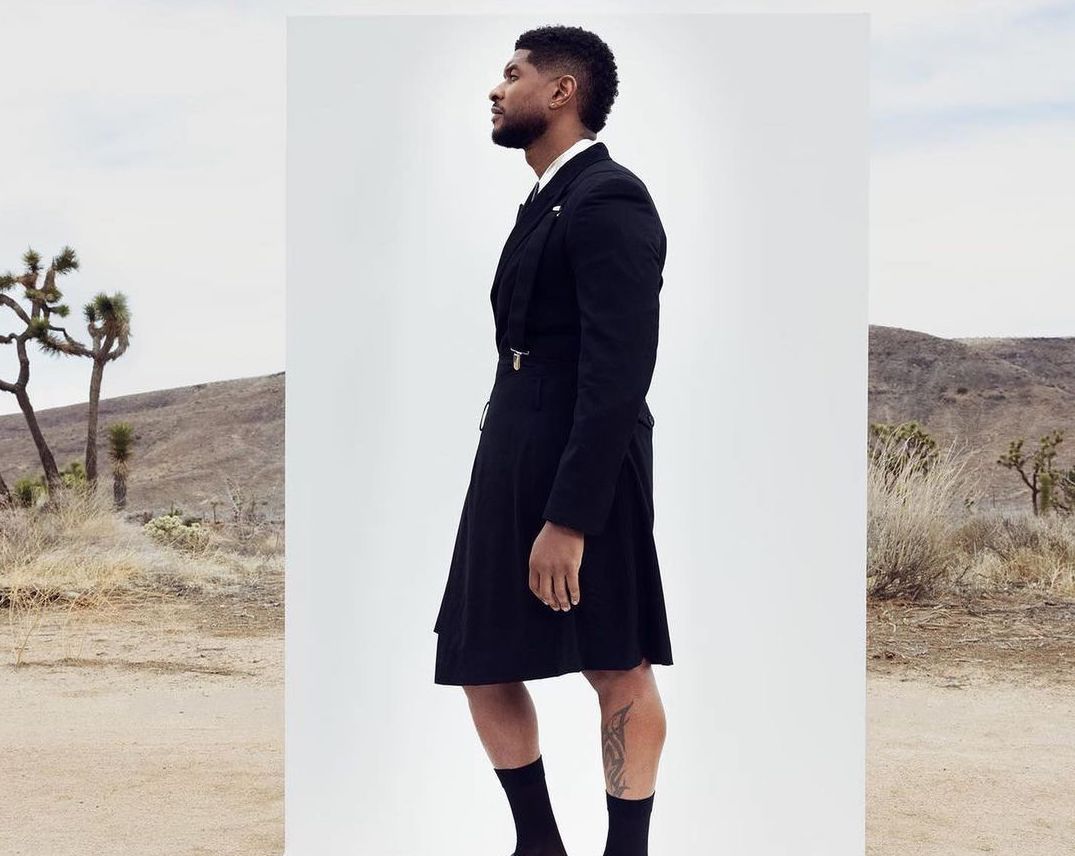 SPOTTED: Usher dons Comme des Garçons for L’Officiel Hommes Italia
