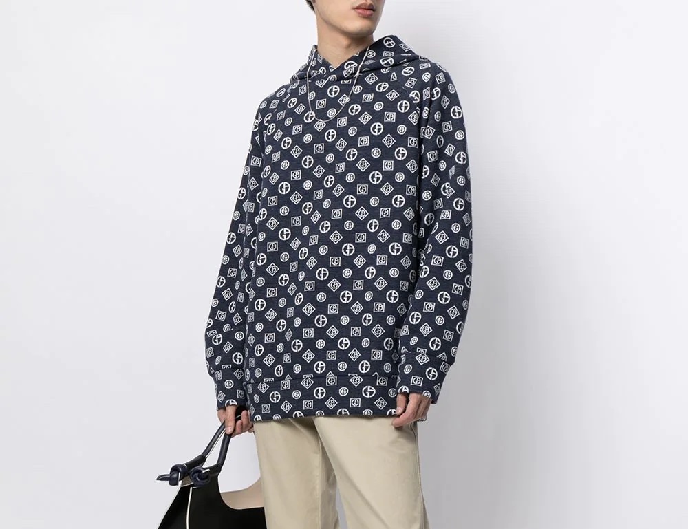 PAUSE or Skip: Giorgio Armani Monogram Denim Hoodie