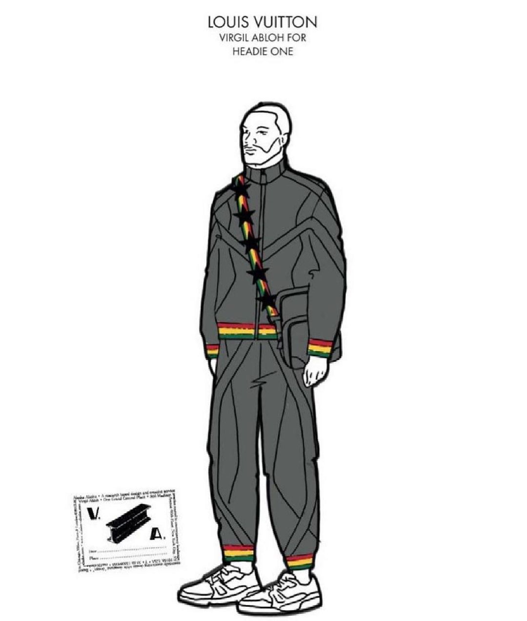 HeadieOne 's favourite item in his wardrobe 😮‍💨 #Virgil #LouisVuitton  #shorts 