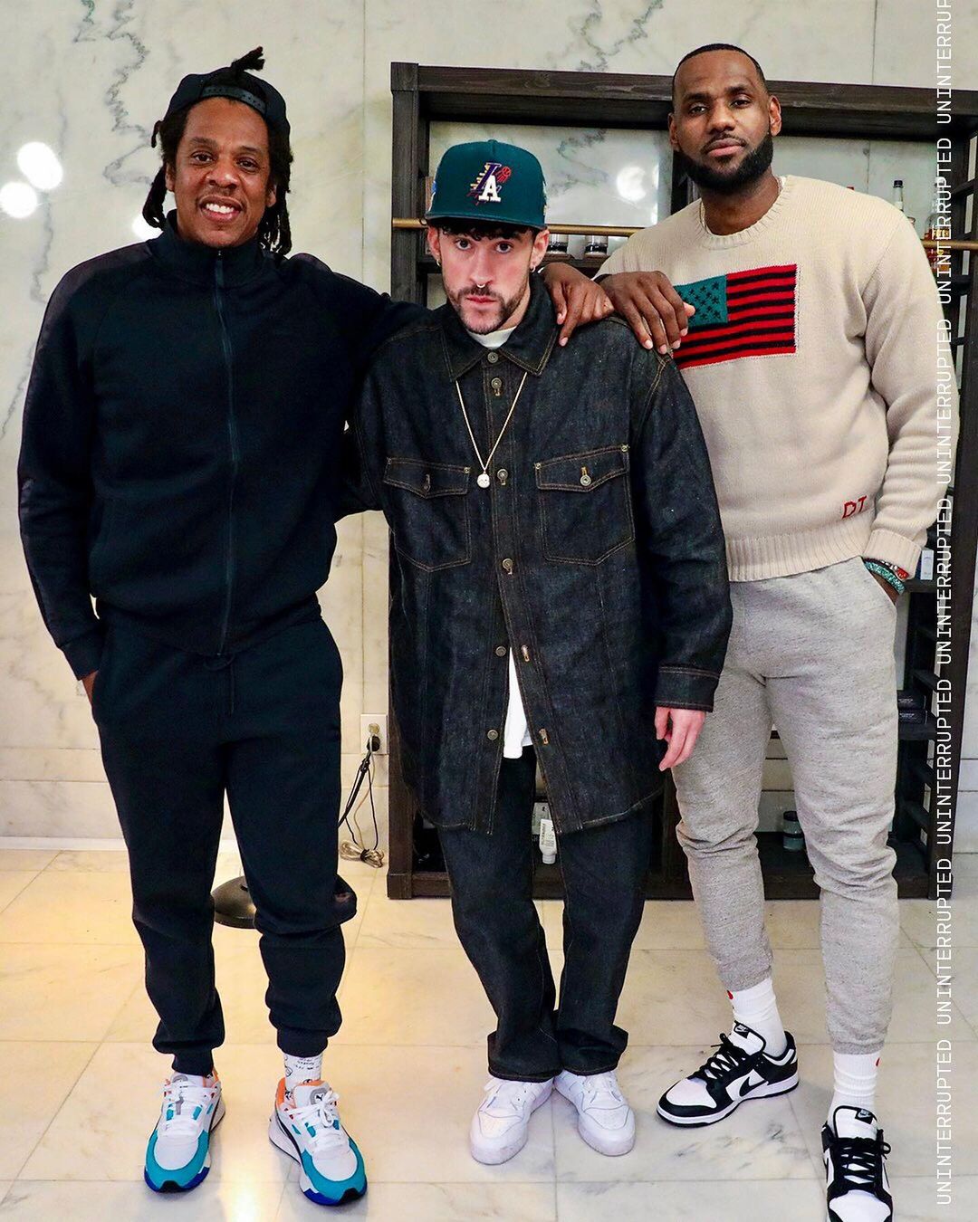 Spotted Lebron James Jay Z And Bad Bunny In Loewe Nike And More Pause Online Mens Fashion