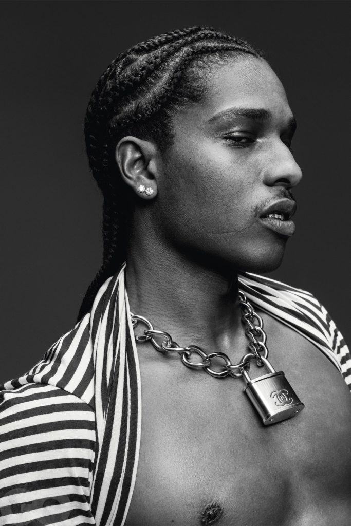 SPOTTED: ASAP Rocky in Vivienne Westwood & Chanel for American GQ ...