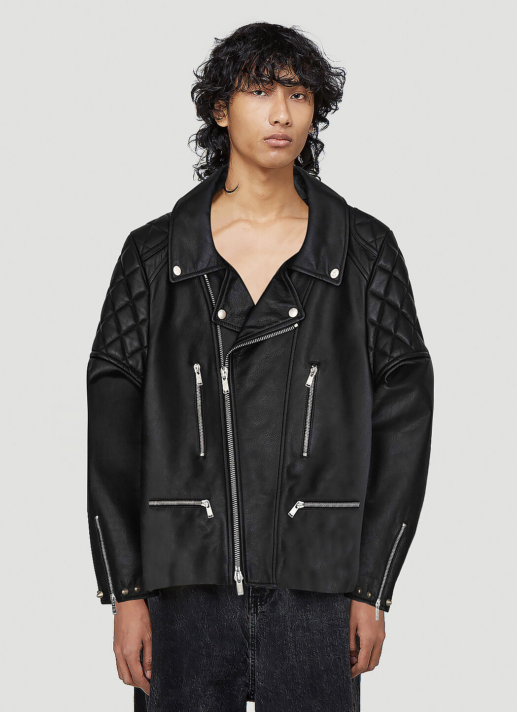 PAUSE or Skip: Lanvin x Gallery Department Leather Biker Jacket ...