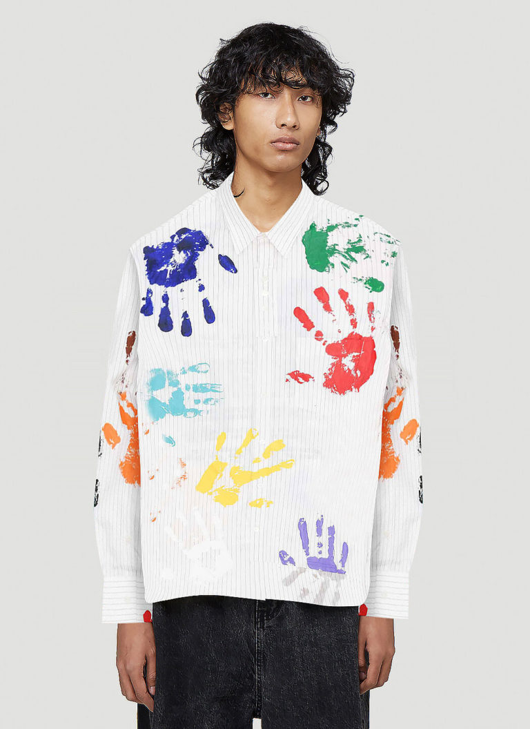 PAUSE or Skip: Lanvin x Gallery Department Paint Splattered Shirt ...