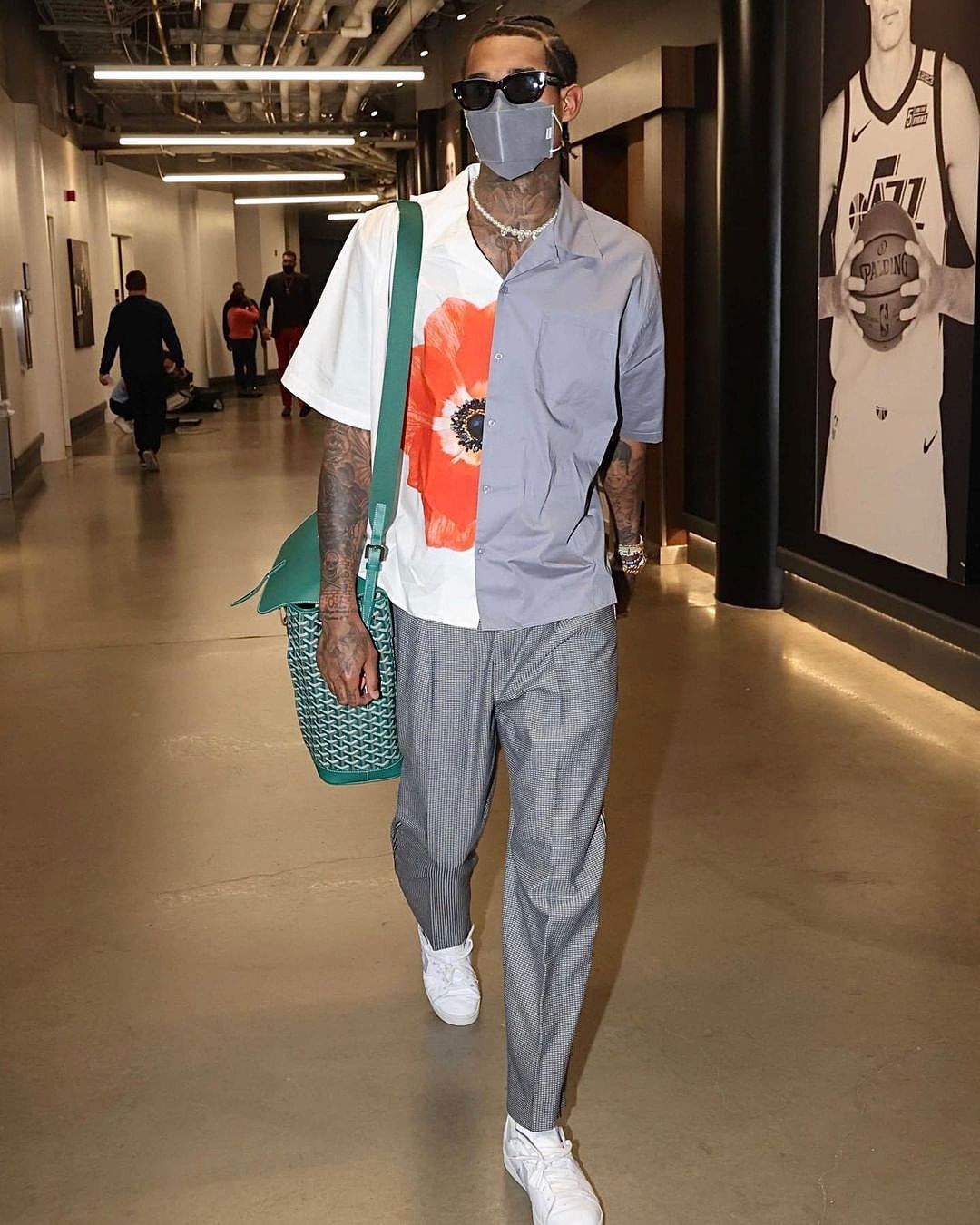 SPOTTED Jordan Clarkson dons Allen Onyia x INC Converse Goyard