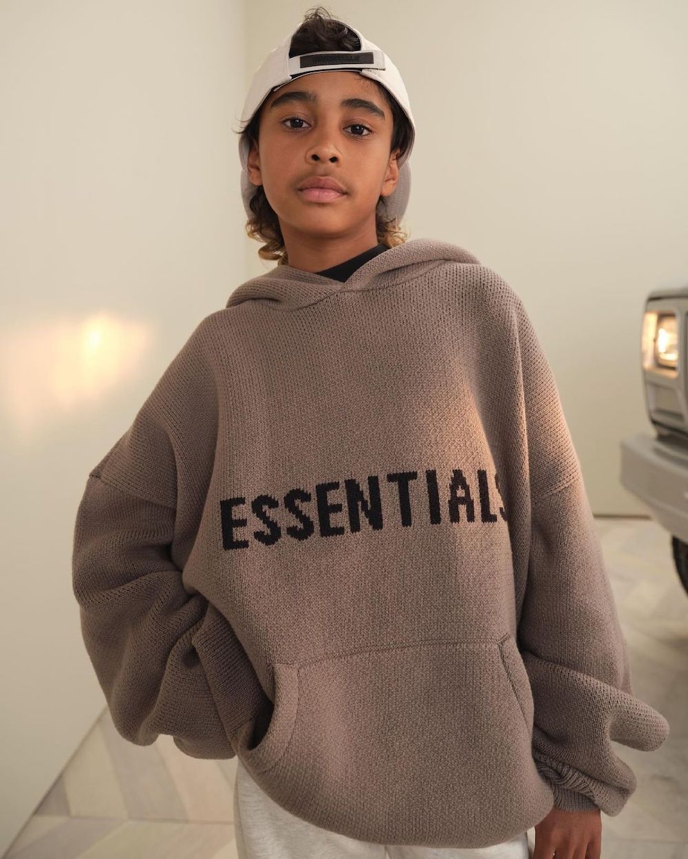 HOT国産】 FEAR OF GOD - essentials Knit hoodie sサイズの通販 by ...