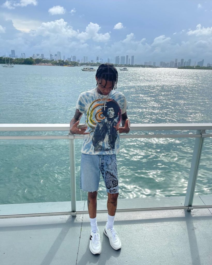 SPOTTED: Swae Lee hits Miami in Jimmy Hendrix Tee & Chanel Trainers ...