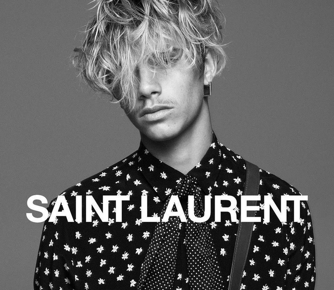 SPOTTED: Romeo Beckham Fronts Saint Laurent Campaign