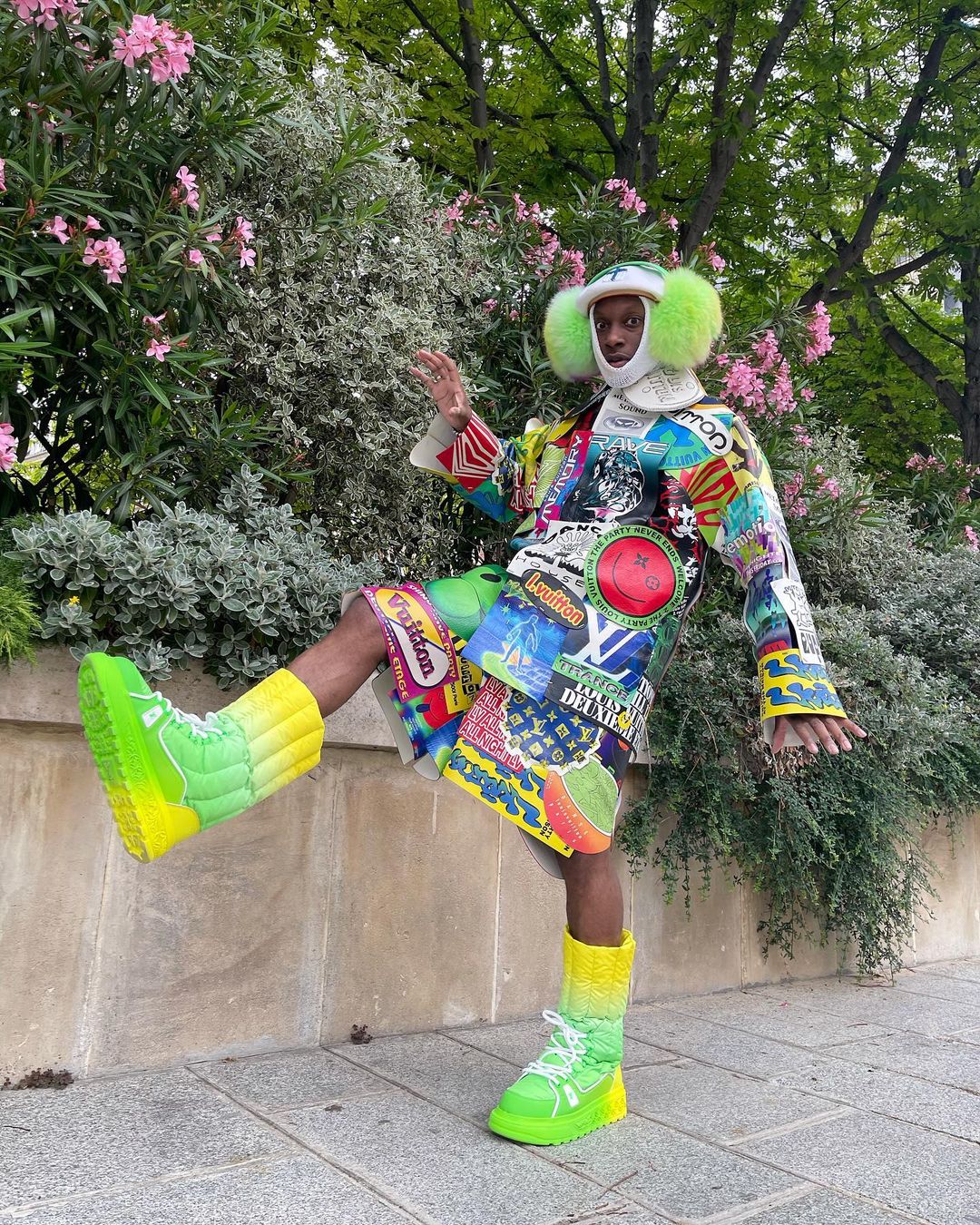 SPOTTED: Bloody Osiris Looks Heaven Sent Wearing Triple White Louis Vuitton  Look – PAUSE Online