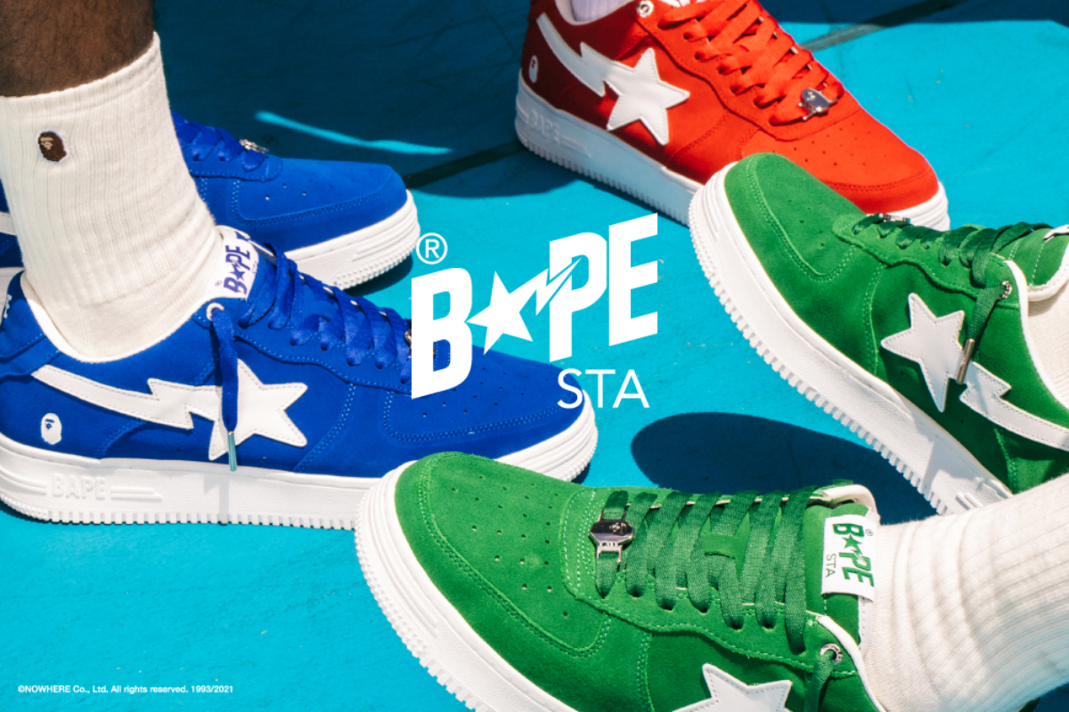 BAPE Updates its Archetypal Sneaker in Bold Hues