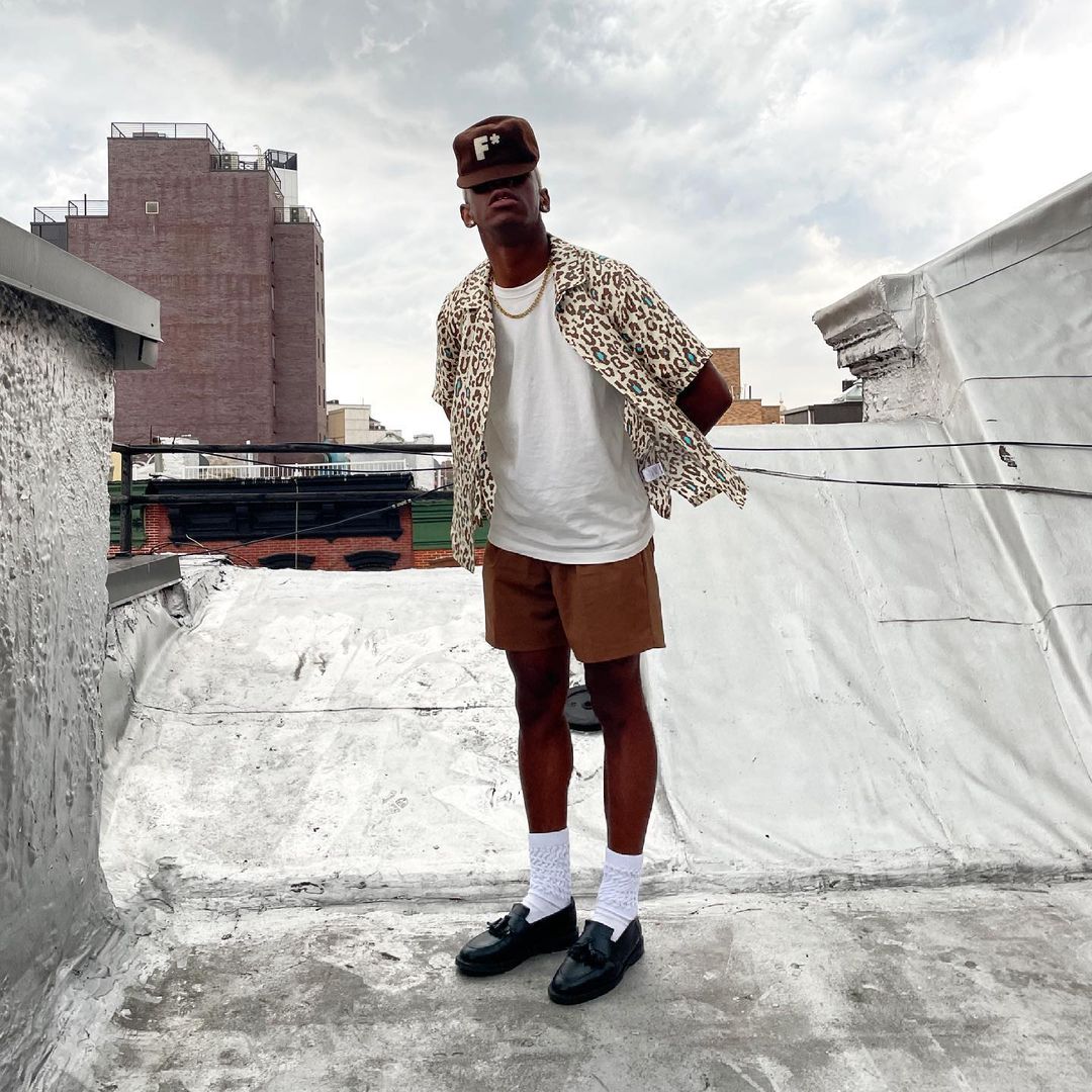 SPOTTED: Tyler, The Creator Mixes Brown Hues in Summer Outfit