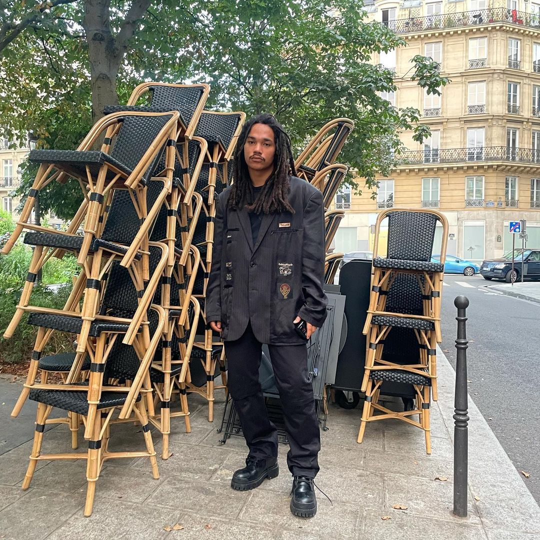 SPOTTED: Luka Sabbat Dons All-Black in Paris