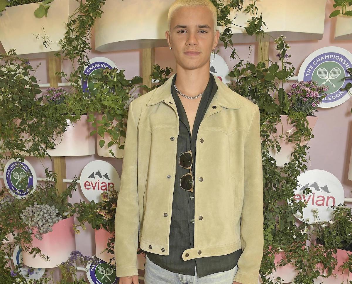 SPOTTED: Romeo Beckham attends Wimbledon in Saint Laurent