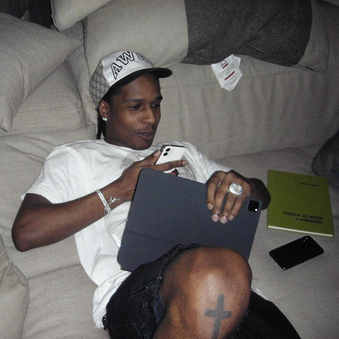 SPOTTED: A$AP Rocky Wears an AWGE X Gucci Cap