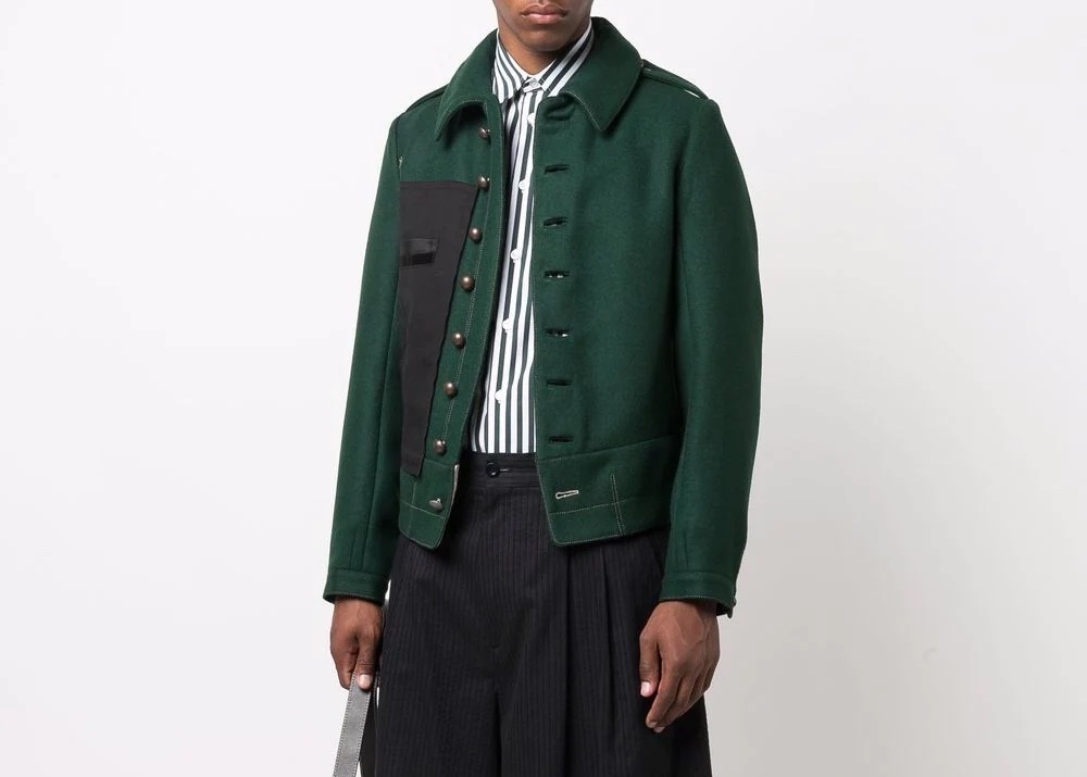 PAUSE or Skip: Maison Margiela Contrasting Panel Jacket
