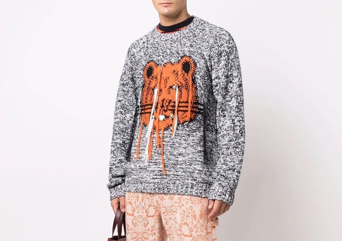 PAUSE or Skip: Kenzo Intarsia Knit Tiger Jumper