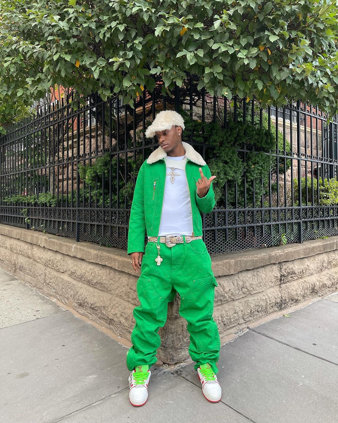 OFFSET Rocking New MARNI Slides, LOUIS VUITTON Jeans By VIRGIL