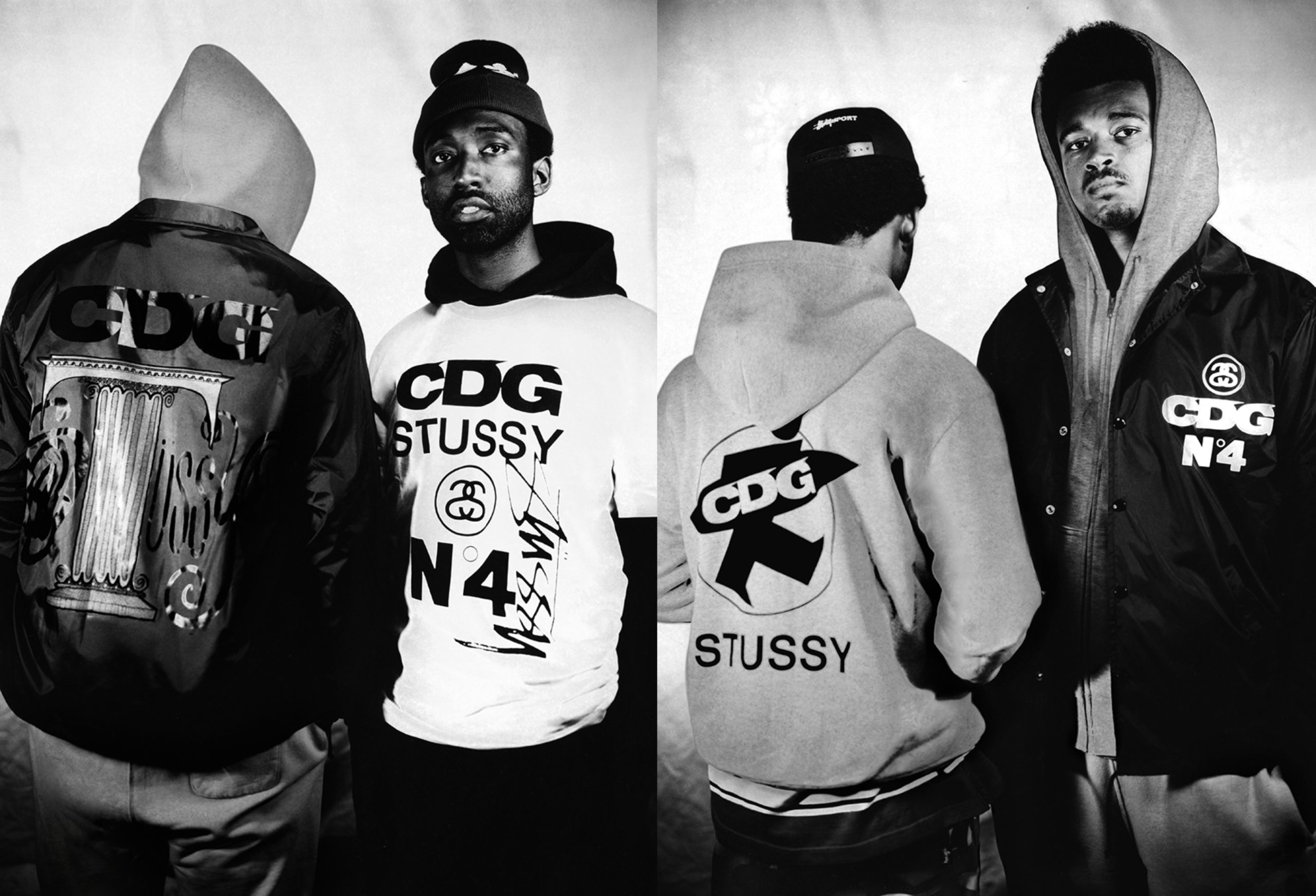 Stüssy and COMME des GARÇONS Reconnect for Monochrome Offerings