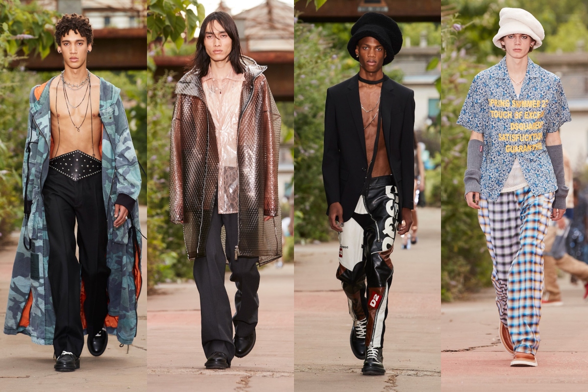 MFW: DSquared2 Spring/Summer 2022 Menswear Collection