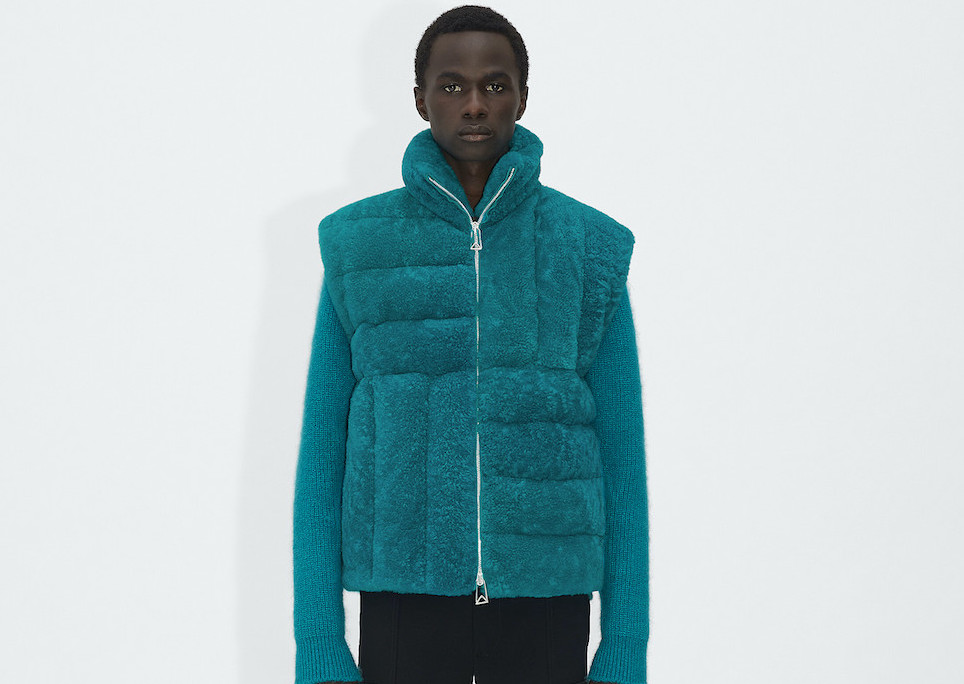 PAUSE or Skip: Bottega Veneta Gilet in ‘Blaster’ Blue