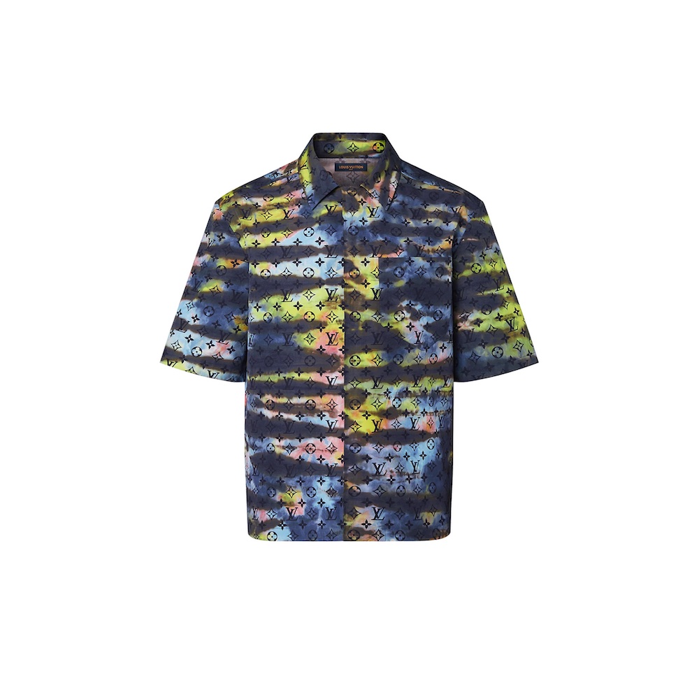 Louis Vuitton Zipped Monogram Tie-Dye Shirt Multicolor Men's - FW21 - US