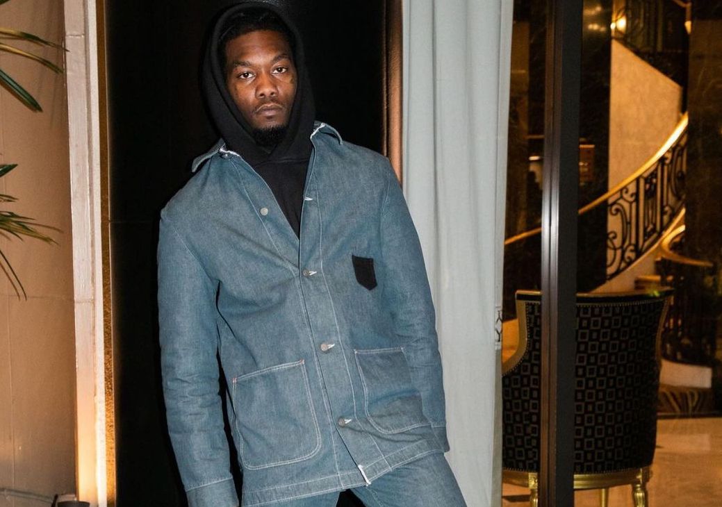 SPOTTED: Offset Flexes Matching Maison Margiela Set