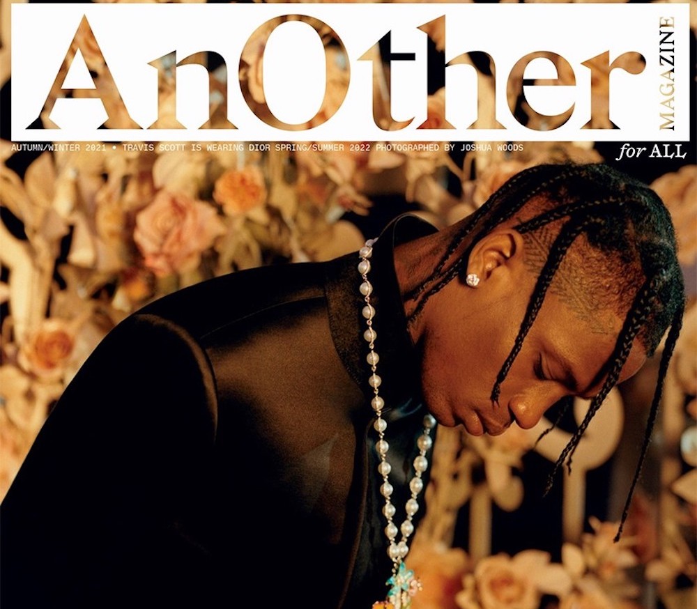 SPOTTED: Travis Scott covers AnOther Magazine in Dior Men Collab