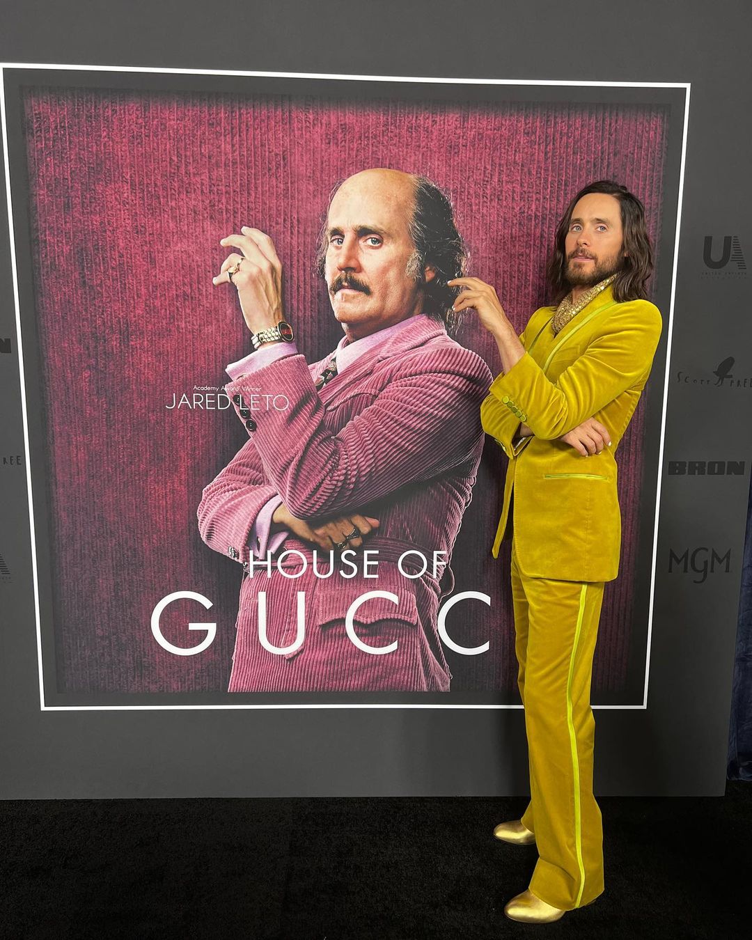 SPOTTED: Jared Leto attends House of Gucci Premiere in Mustard – PAUSE  Online | Men's Fashion, Street Style, Fashion News & Streetwear