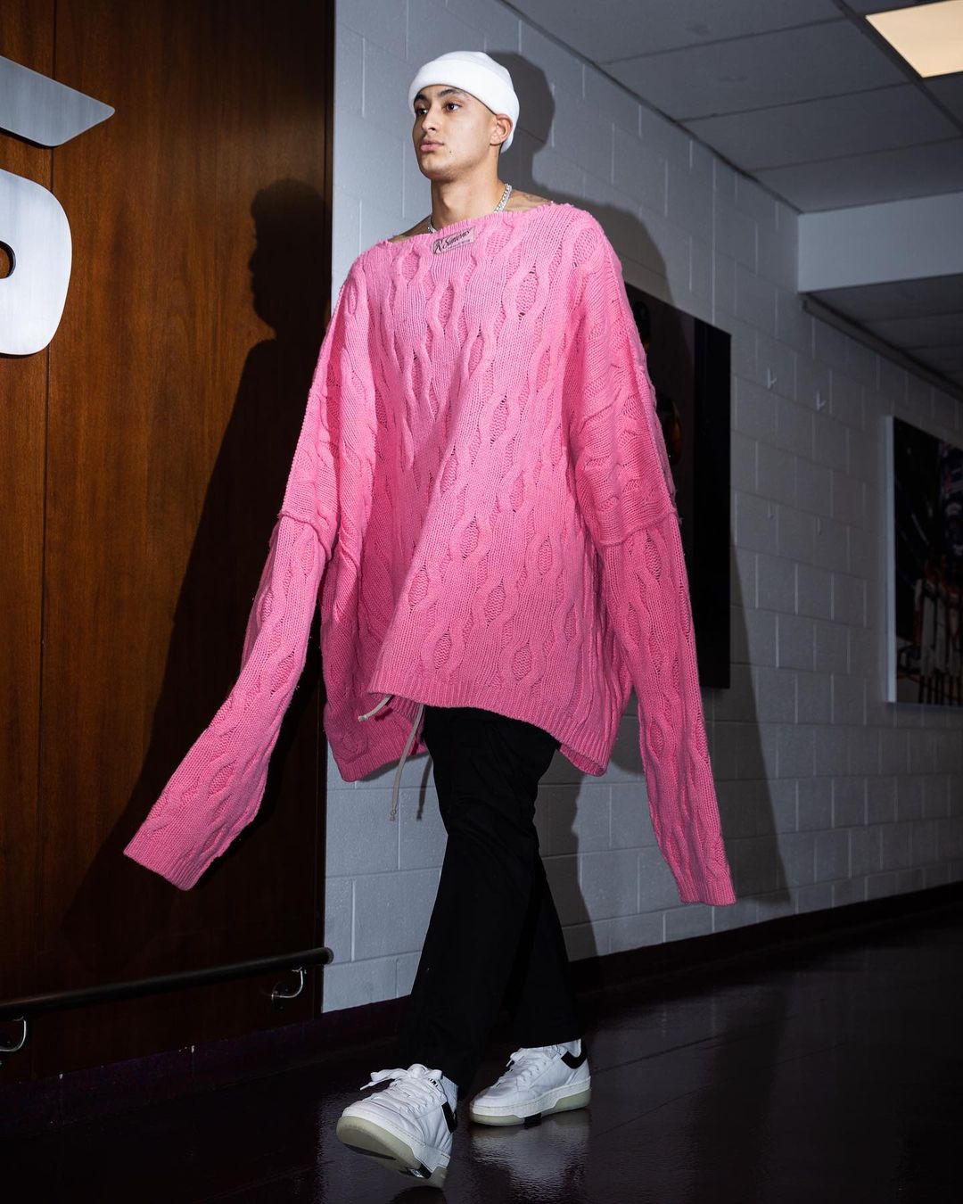 UpscaleHype - Kyle Kuzma wears Drake Scorpion Merch Jacket, Amiri Hat,  Jeans, and Off-White x Nike Sneakers for the Lakers vs Warriors Game   jacket-amiri-hat-jeans-and-off-white-x