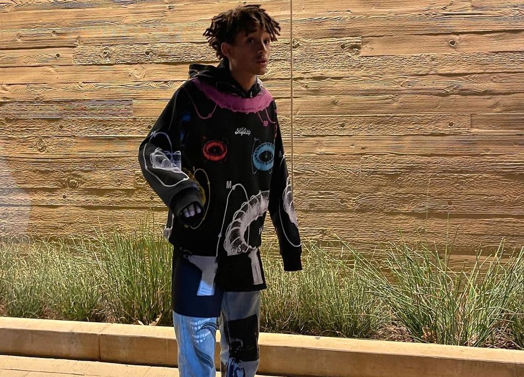 SPOTTED: Jaden Smith dons new MSFTSrep Graphic Hoodie
