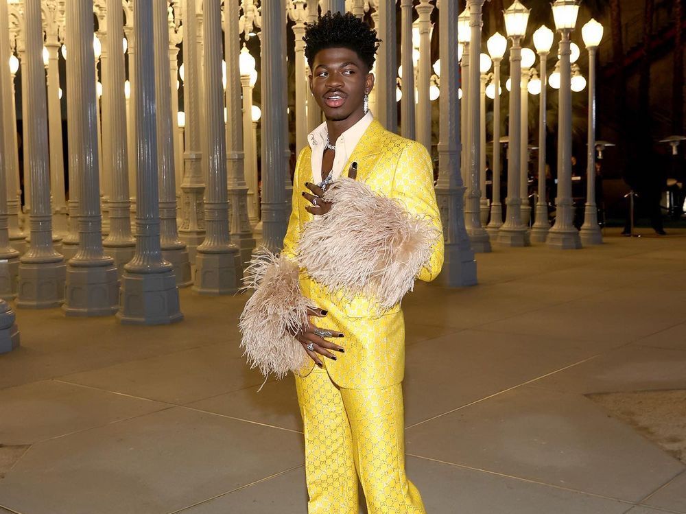SPOTTED: Lil Nas X Attends LACMA Art + Film Gala in Gucci