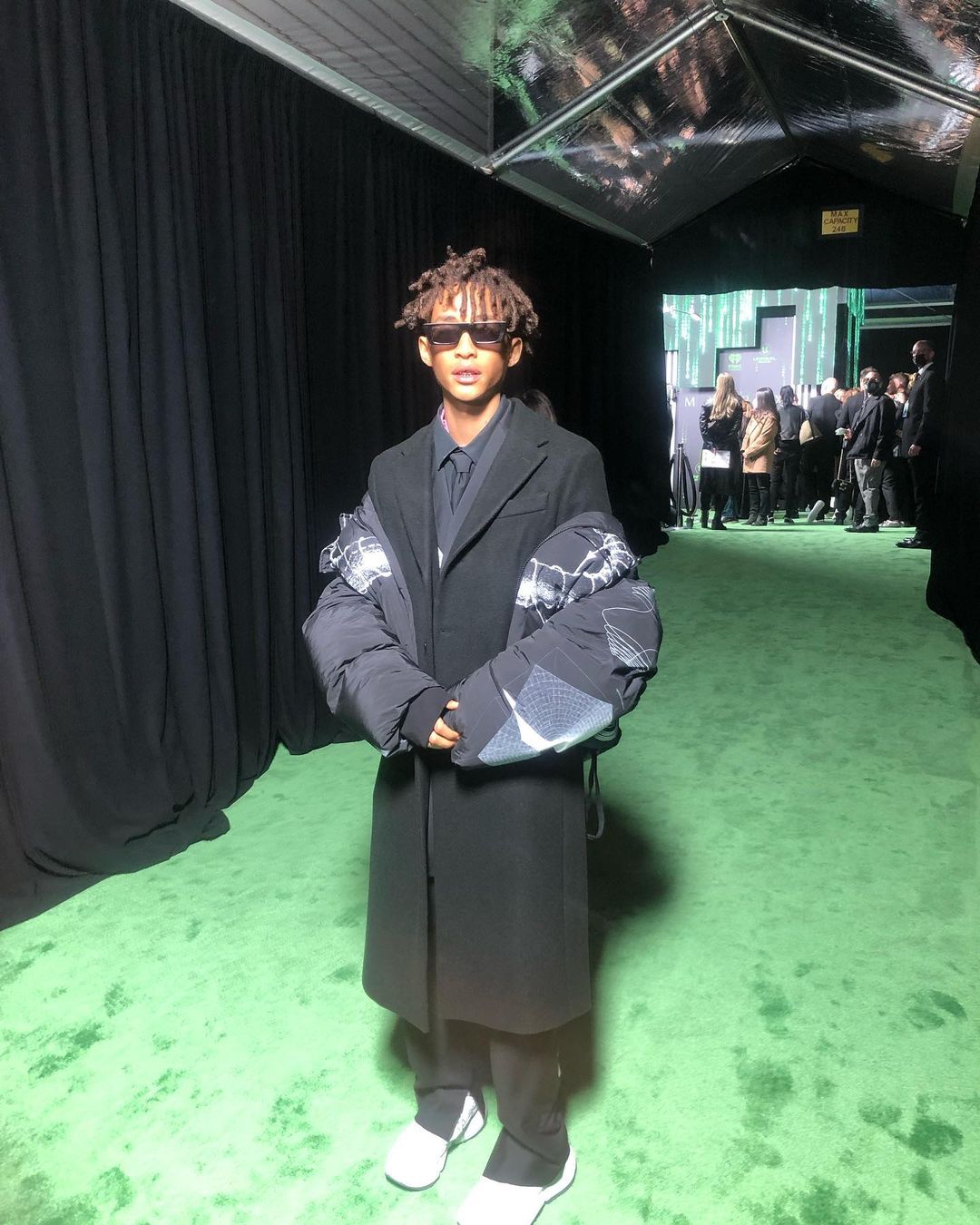 Jaden Smith launches MSFTSrep's fall 2022 collection in London