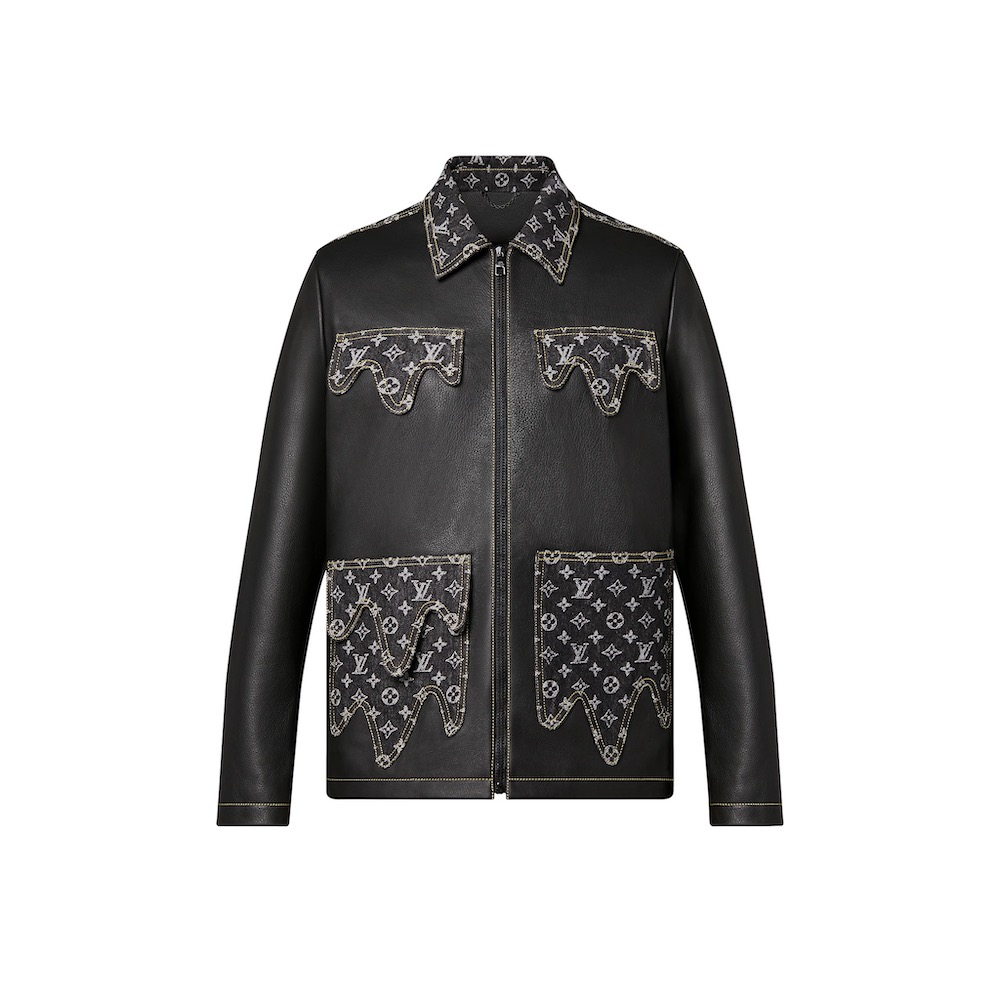 PAUSE or Skip: Louis Vuitton Multi-Patch Leather Varsity Jacket – PAUSE  Online