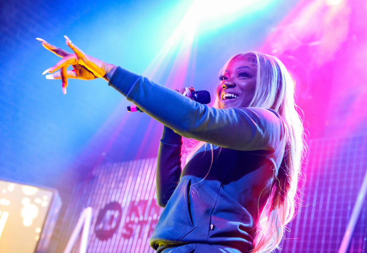 LONDON, ENGLAND - DECEMBER 09:  attends as JD kicked-off the Christmas season with an exclusive TikTok live stream concert featuring performances from the UK’s rap biggest talent and the stars of their festive campaign, at Village Underground on December 09, 2021 in London, England. (Photo by Tristan Fewings/Getty Images for JD)