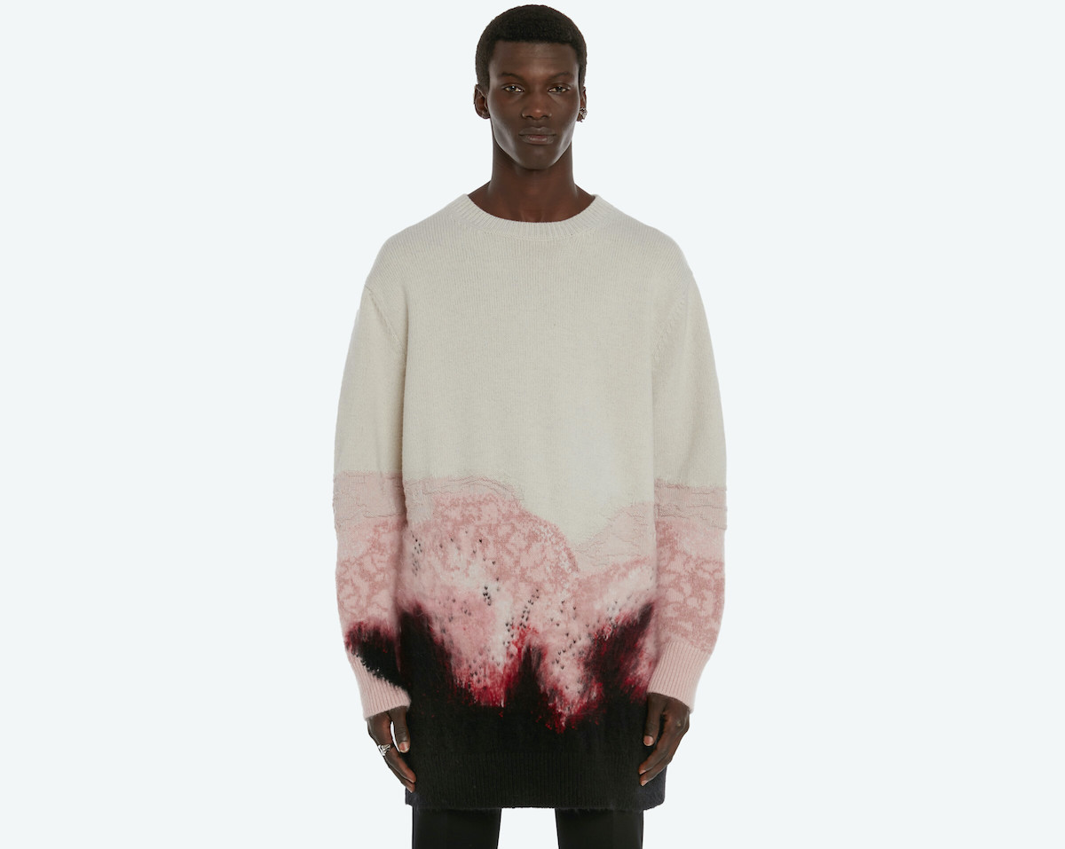 PAUSE or Skip: Alexander McQueen Flower Intarsia Jumper