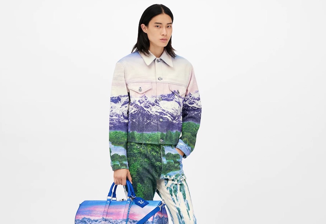 Louis Vuitton Landscape Denim Jacket Multicolor Men's - SS22 - US