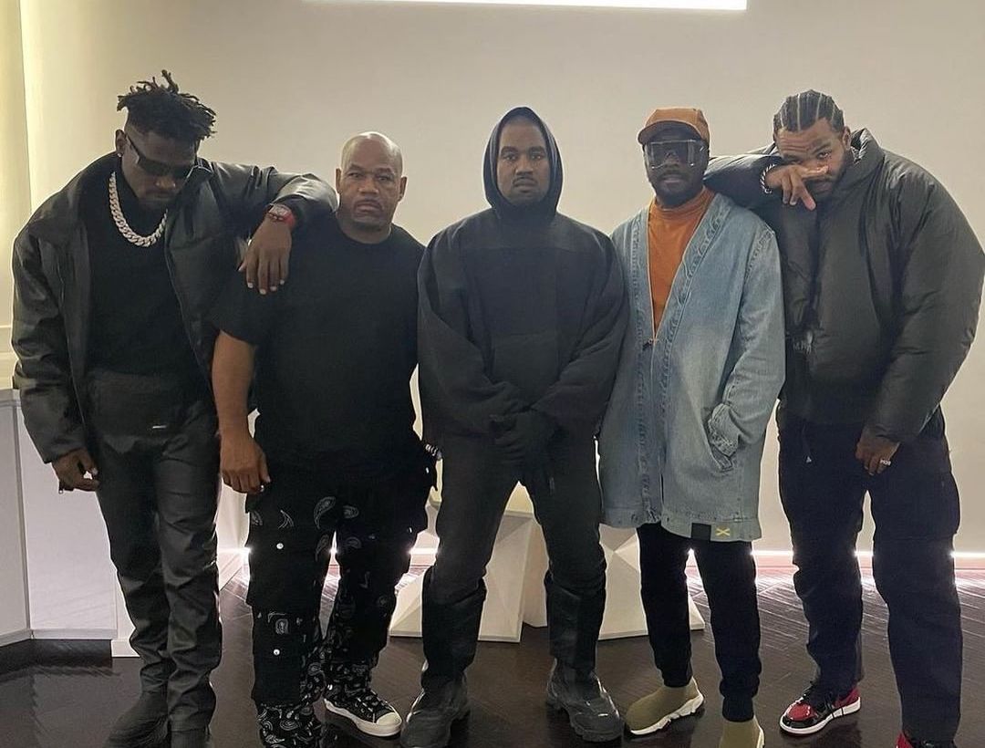 SPOTTED: Kanye West dons New YEEZY GAP Hoodie & Red Wing