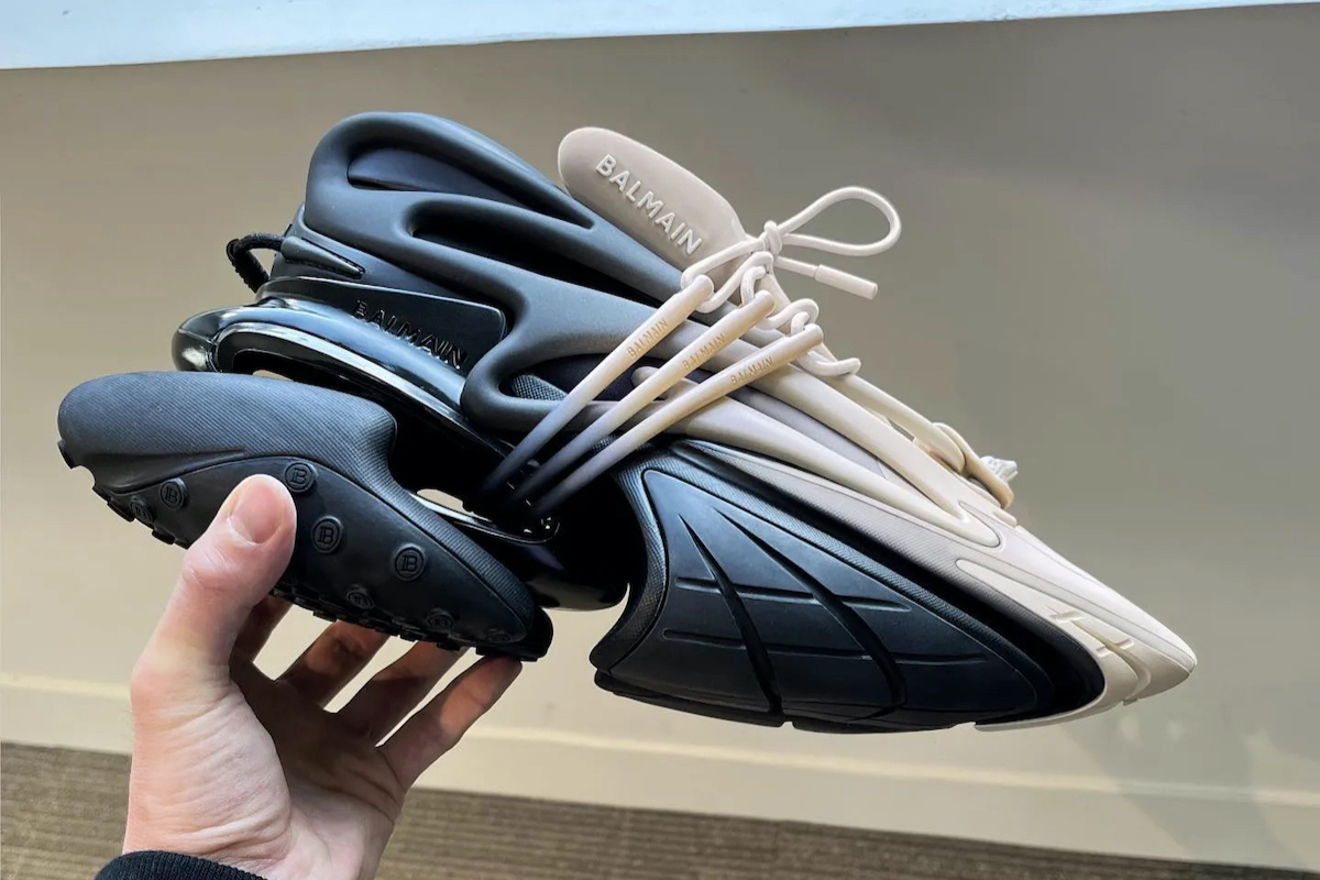 Balmain’s Safa Sahin Reveals On-Feet Look at Triple Black “Unicorn” Sneaker