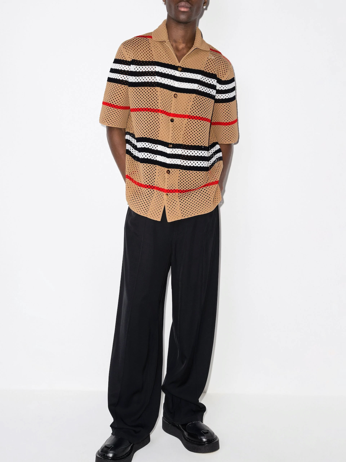 PAUSE or Skip: Burberry Malet Icon Stripe Pointelle Knit Shirt – PAUSE  Online | Men's Fashion, Street Style, Fashion News & Streetwear