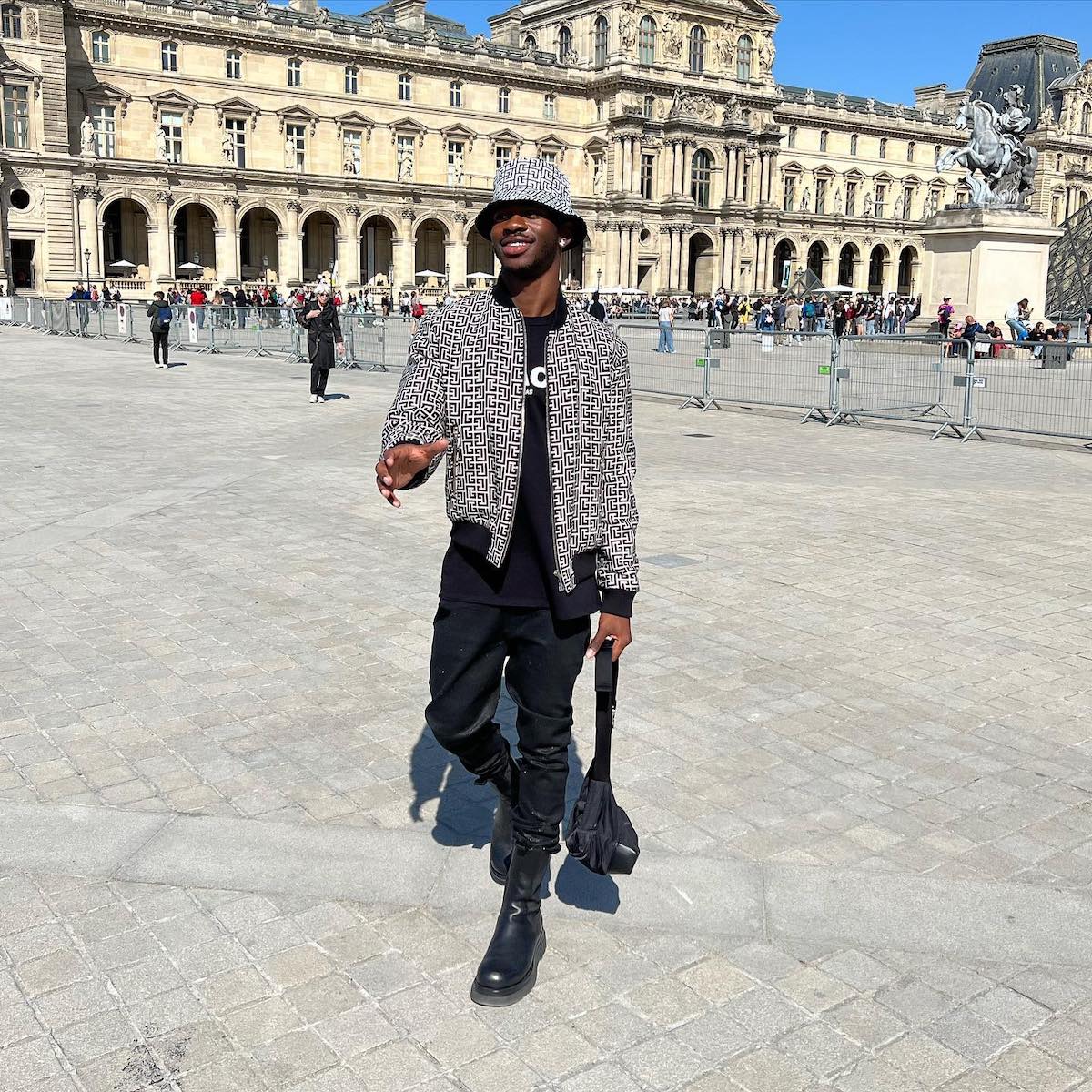SPOTTED: Lil Nas X Boasts Balmain in Paris – PAUSE Online | Men's ...