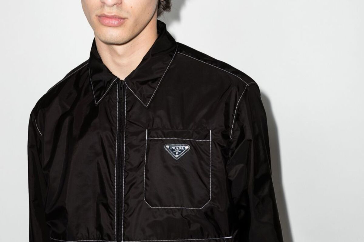 Prada hot sale nylon windbreaker