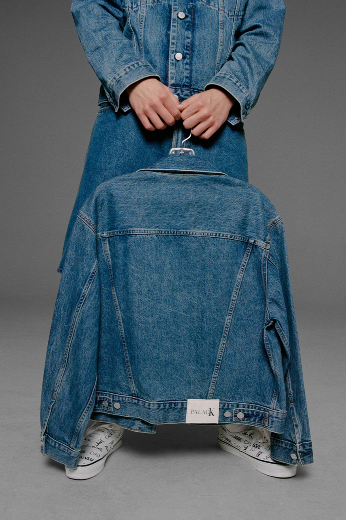 ですので calvin klein palace denim trucker jacket DelpY