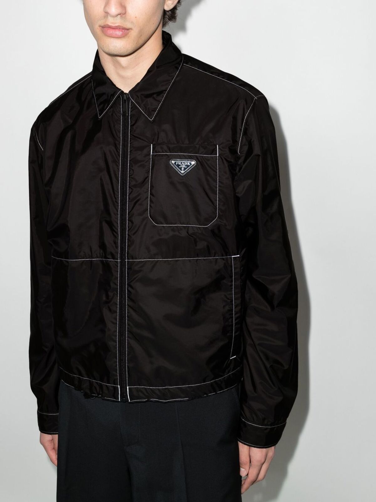 PAUSE or Skip: Prada Re-Nylon Logo Zip Jacket – PAUSE Online