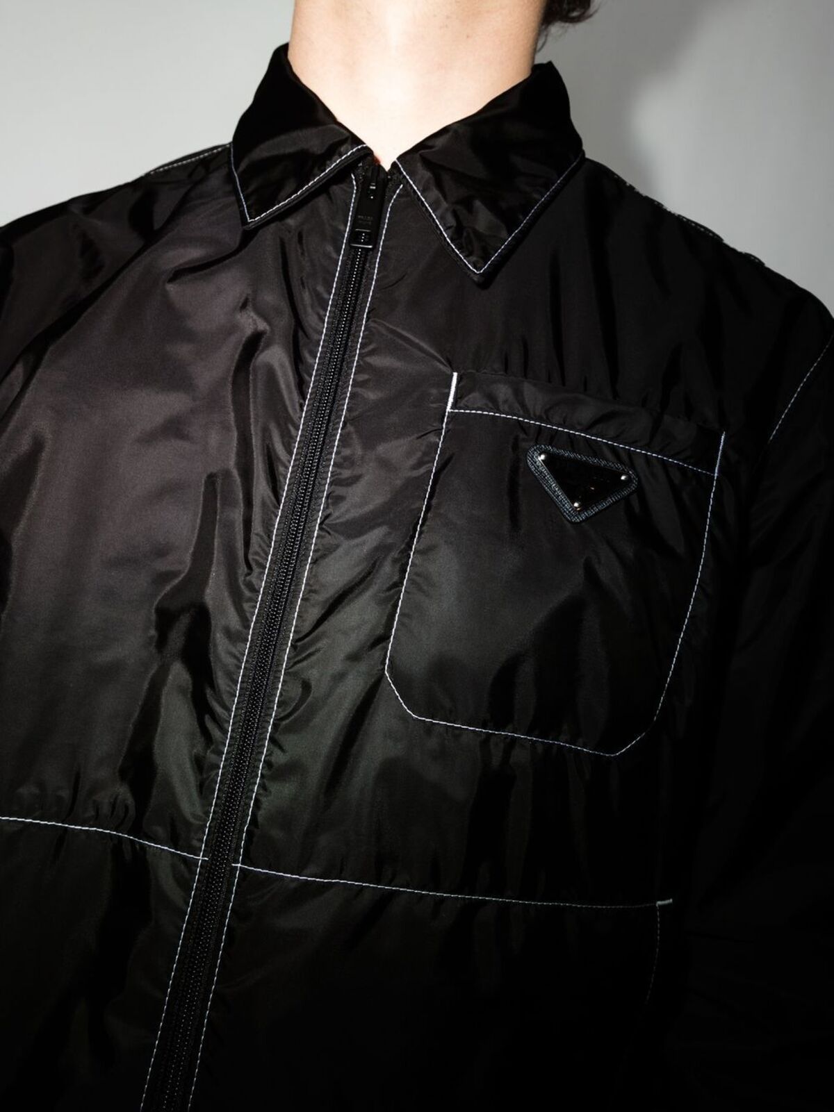 PAUSE or Skip: Prada Re-Nylon Logo Zip Jacket – PAUSE Online