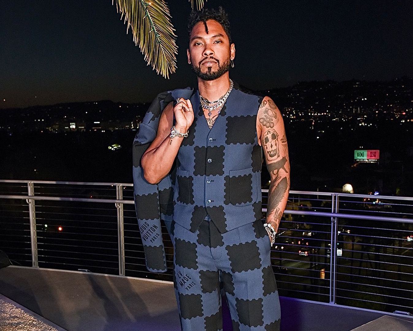 SPOTTED: Miguel dons Louis Vuitton to ‘City of Stars’ Fragrance Launch