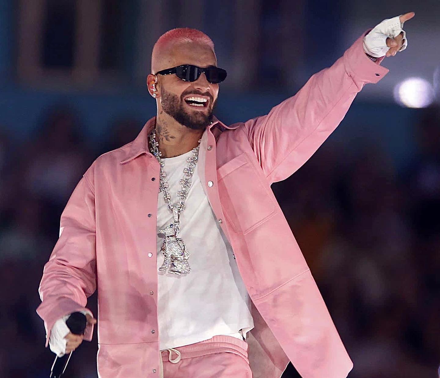 SPOTTED: Maluma dons Due Diligence set for Colombia Performance