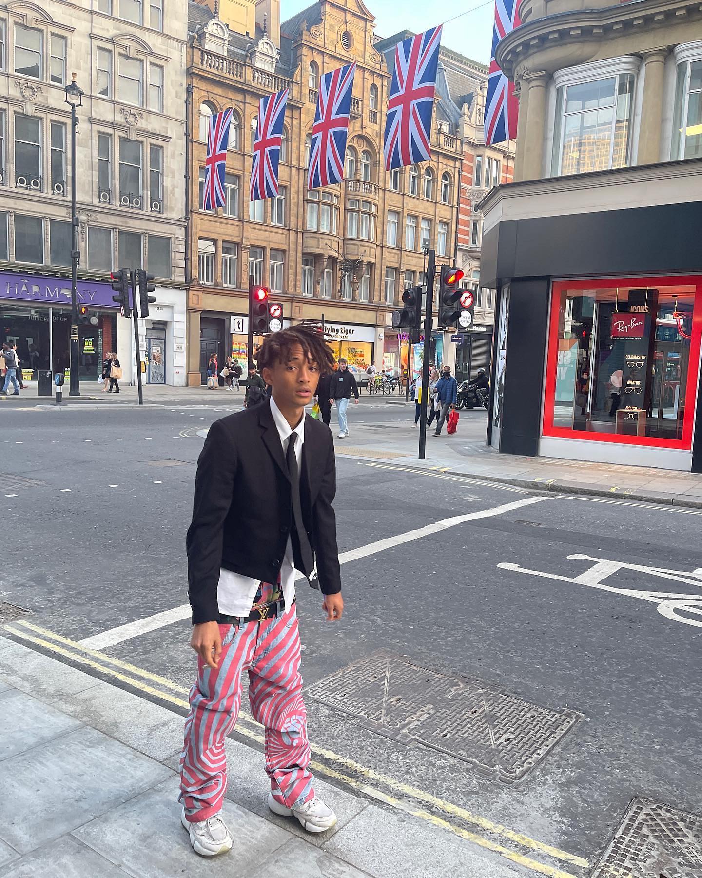 Jaden Smith launches MSFTSrep's fall 2022 collection in London