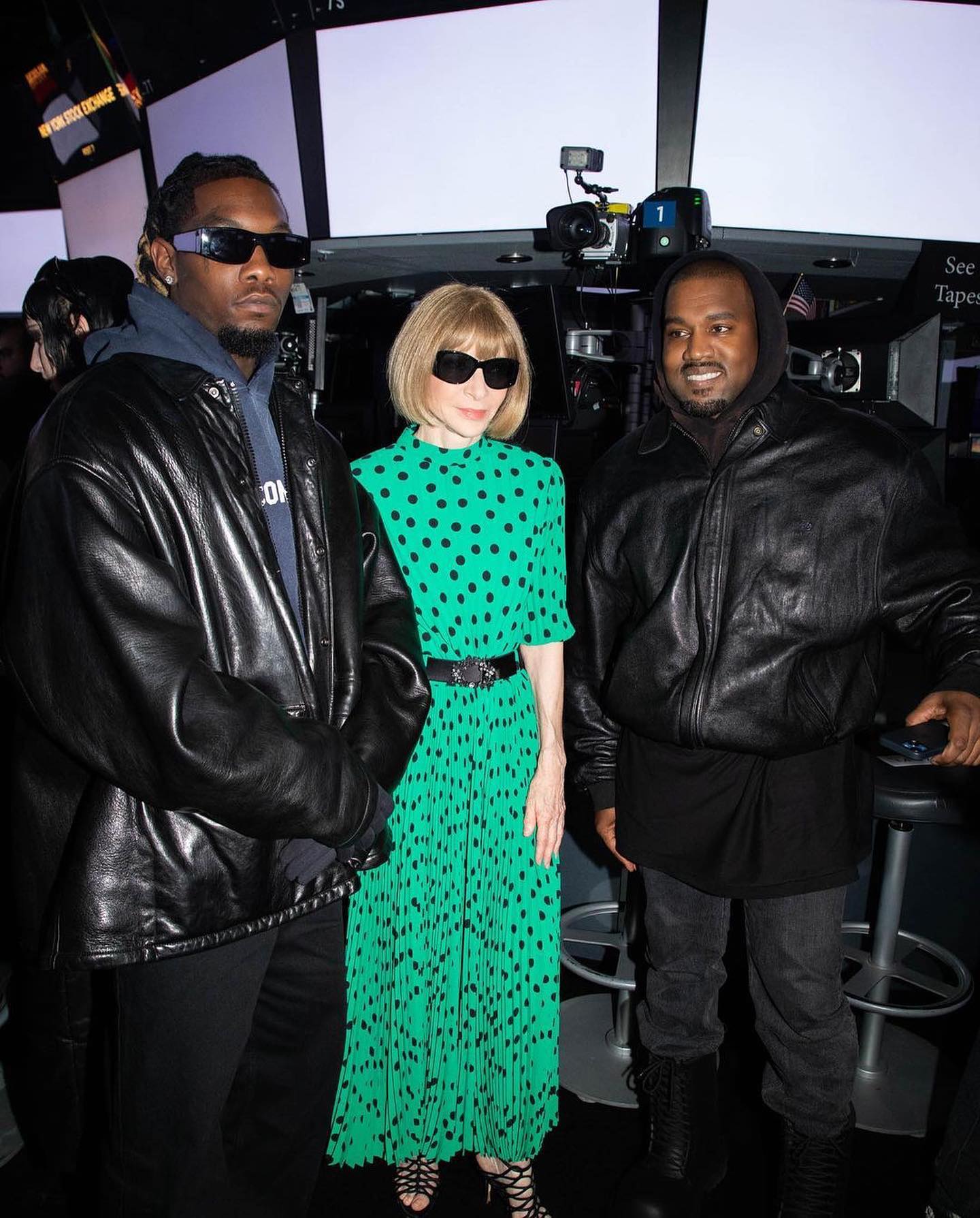 Balenciaga fashion show, attended by stars like Kanye, Offset and