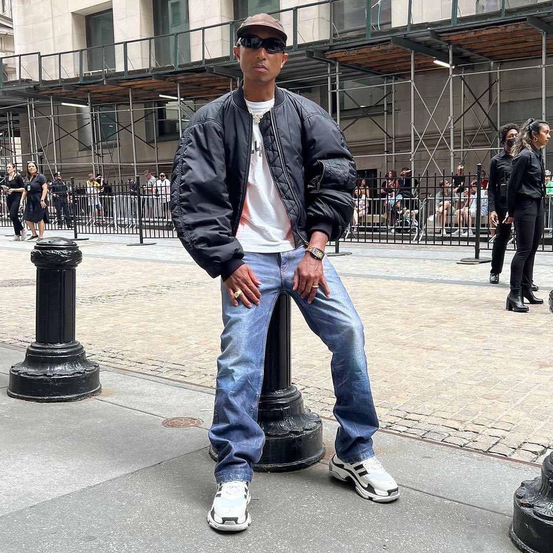 SPOTTED: Pharrell Williams attends Balenciaga NYC Show – PAUSE Online ...